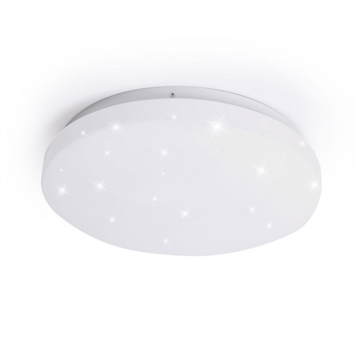 LED DECKENLEUCHTE Weiß Metall - Weiß, Metall (25.5/5.5/5.5cm)