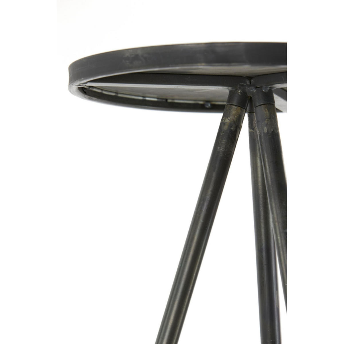 SÄULE Envira Grau Ø35/98,5 cm - Grau, Metall (35/35/98.5cm) - Light & Living