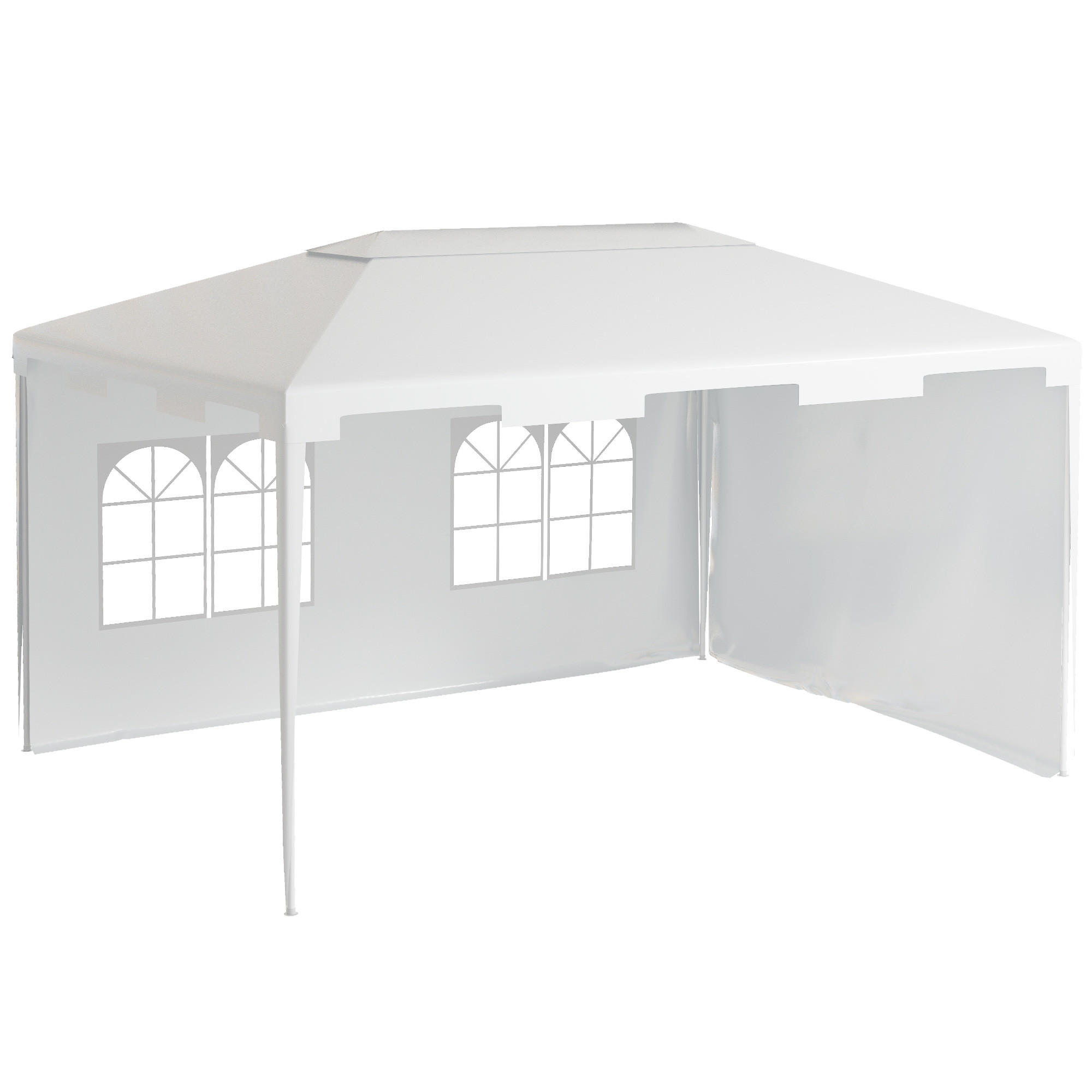 PAVILLON Weiß 1 Stück - Weiß, Metall (295/255/395cm) - GiPP