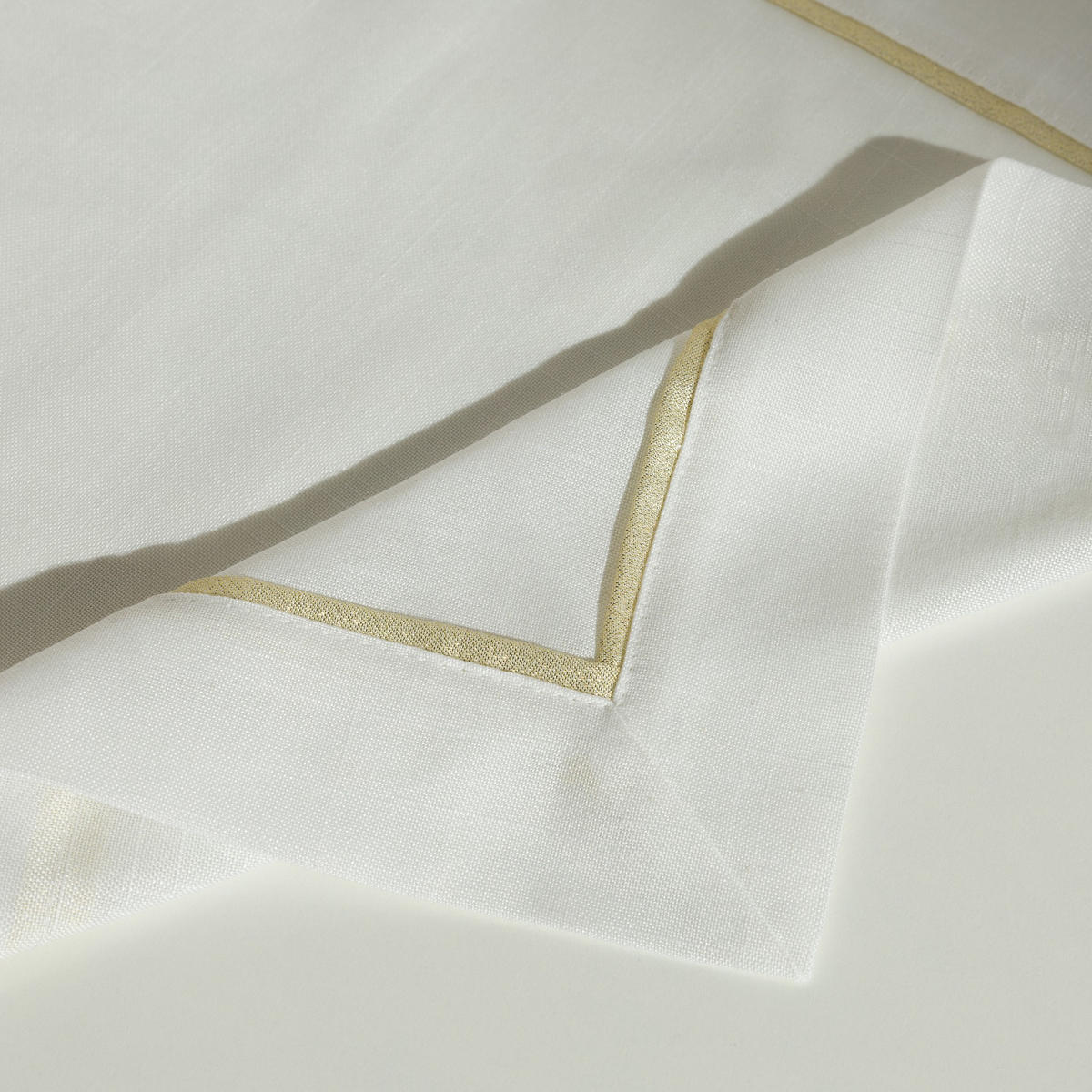 TISCHLÄUFER Tideno - Goldfarben, Textil (180/40/1cm) - home&you
