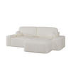 ECKSOFA - Universale Ecksofa Lisbon - Weiß (Anthology 1) - Weiß, Holzwerkstoff (270/180cm) - Möblo