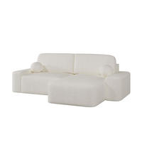 ECKSOFA - Universale Ecksofa Lisbon - Weiß (Anthology 1) - Weiß, Holzwerkstoff (270/180cm) - Möblo