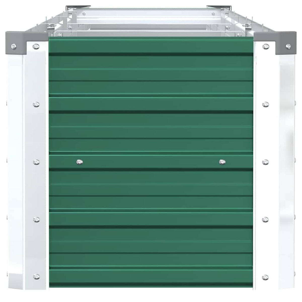 HOCHBEET für Garten OSKAR Grün 320x40x45 cm Metall - Grün, Metall (320/45/40cm) - DELUKE