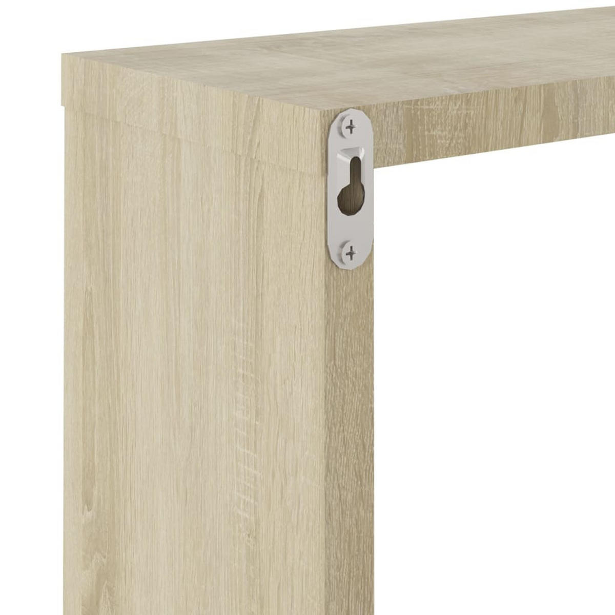 WANDREGALESET 4-tlg. 30/15/30 cm aus Holzwerkstoff Sonoma-Eiche Dekor - Sonoma Eiche, Holz (30/30/15cm) - vidaXL
