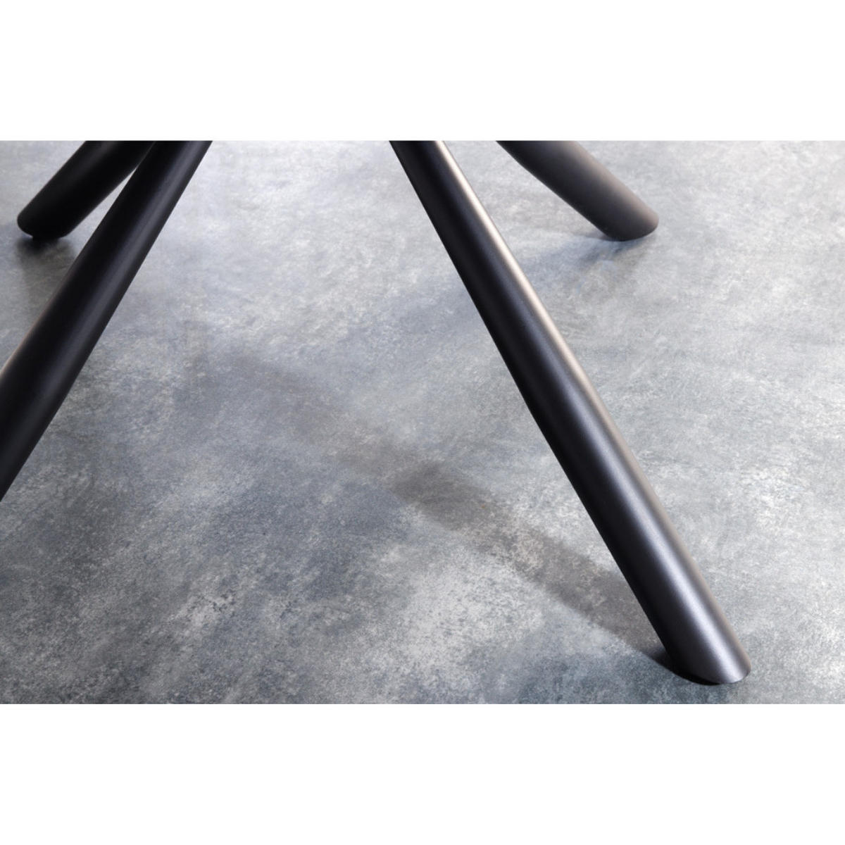 ARMLEHNSTUHL BIG GEORGE Bouclé Weiß - Schwarz/Weiß, Textil/Metall (60/93/67cm) - riess-ambiente