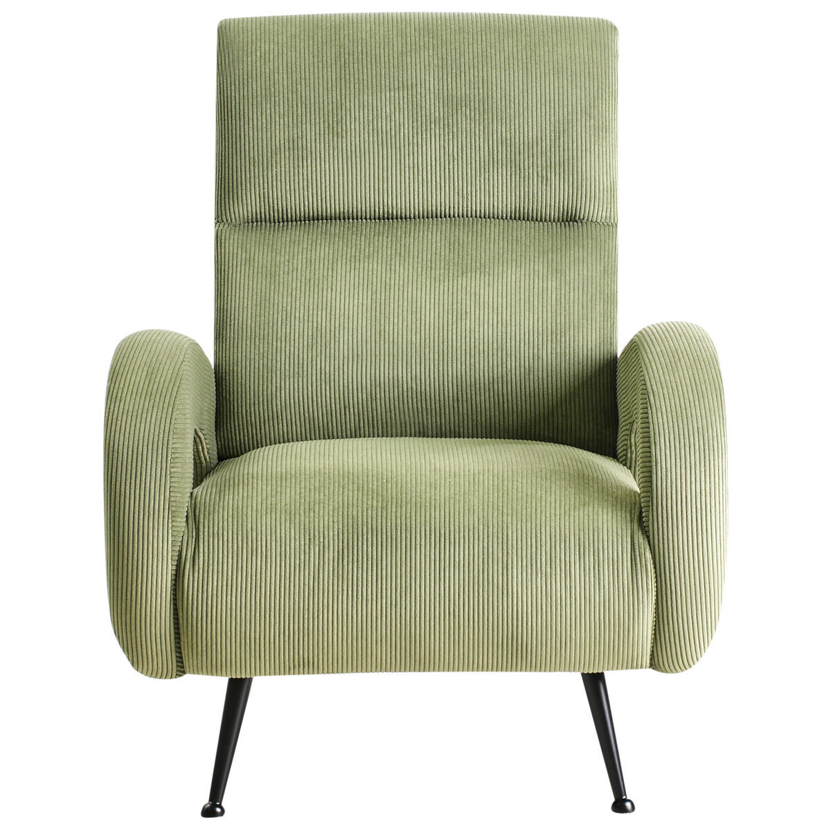 SESSEL Cord Grün Svalov - Grün, Textil (77/93/75cm) - Beliani