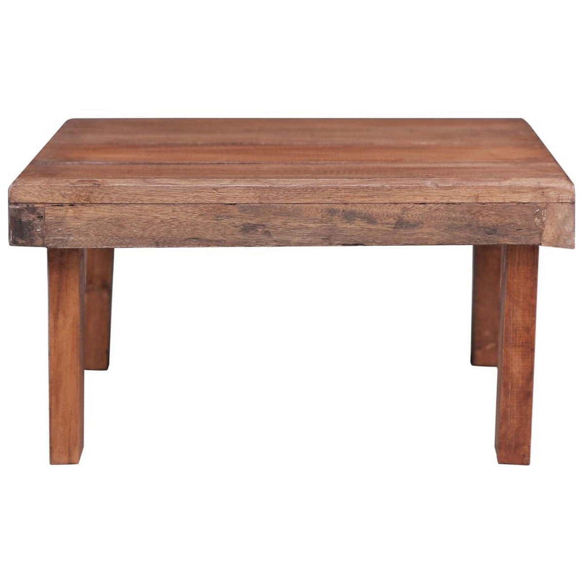 COUCHTISCH 60x45x23 cm Altholz Massiv - Braun, Holz (45/60/23cm) - furnicato