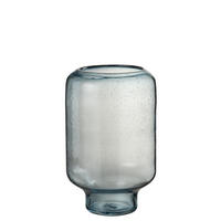 VASE NORA - Glas - Blau - L - Ø 22 cm - Blau, Glas (22/36cm) - J-Line
