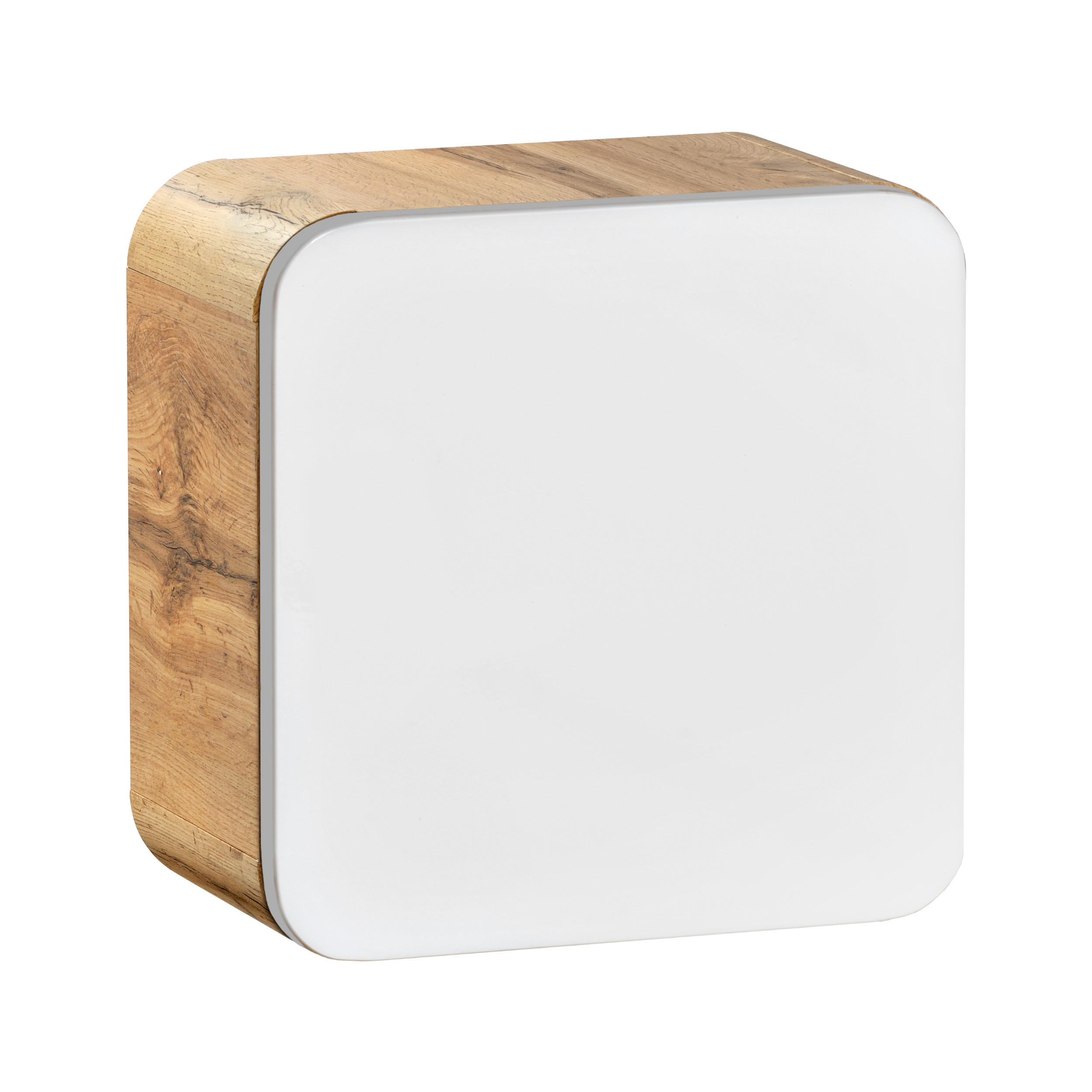 HÄNGESCHRANK ARVIDA SZK2 Kompakte Größe Eiche Weiß - Weiß, Holzwerkstoff (35/35/22cm) - Komodee