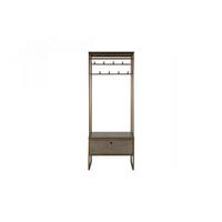 GARDEROBE RISCA Bronze Metall - Bronzefarben, Metall (70/181/35cm) - KAWOLA