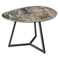 COUCHTISCH MARVELOUS Marmor rechteckig Taupe 70cm - Taupe/Braun, Glas/Keramik (55/70/45cm) - riess-ambiente