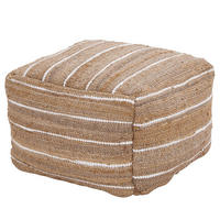 POUF All Nature - Braun, Naturmaterialien (53/40/53cm) - Butlers