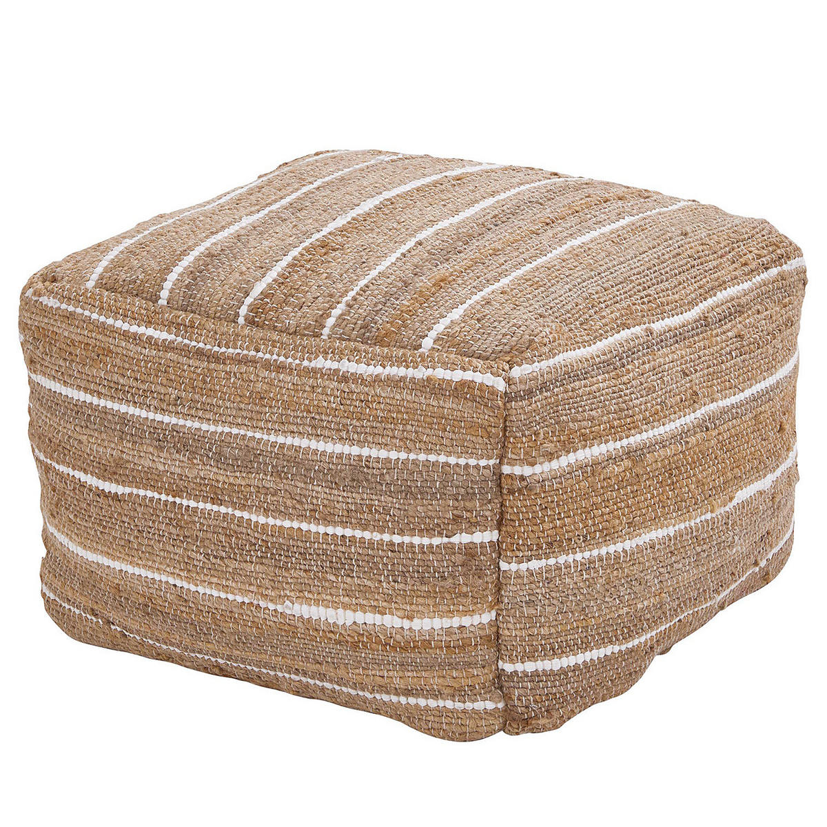 POUF All Nature - Braun, Naturmaterialien (53/40/53cm) - Butlers