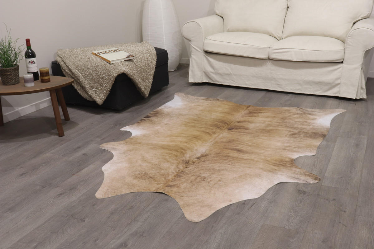 FELLIMITAT-TEPPICH Novaskins Braun 155x200 cm - Multicolor, Textil (155/200cm) - Vercai Rugs