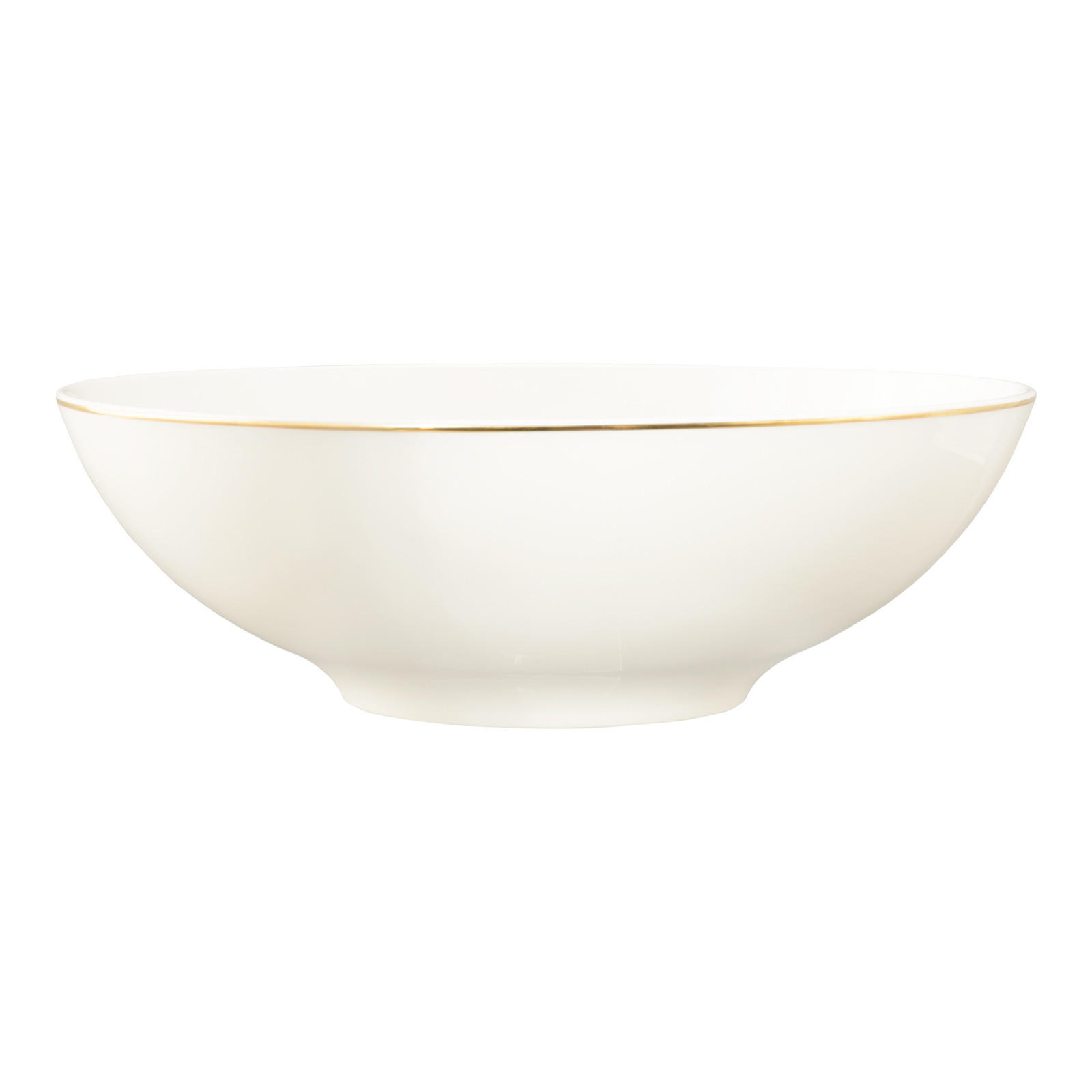SCHÜSSEL Savona Goldlinie creme 3,85 L - Creme, Keramik (30.4cm) - Seltmann Weiden