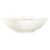 SCHÜSSEL Savona Goldlinie creme 3,85 L - Creme, Keramik (30.4cm) - Seltmann Weiden