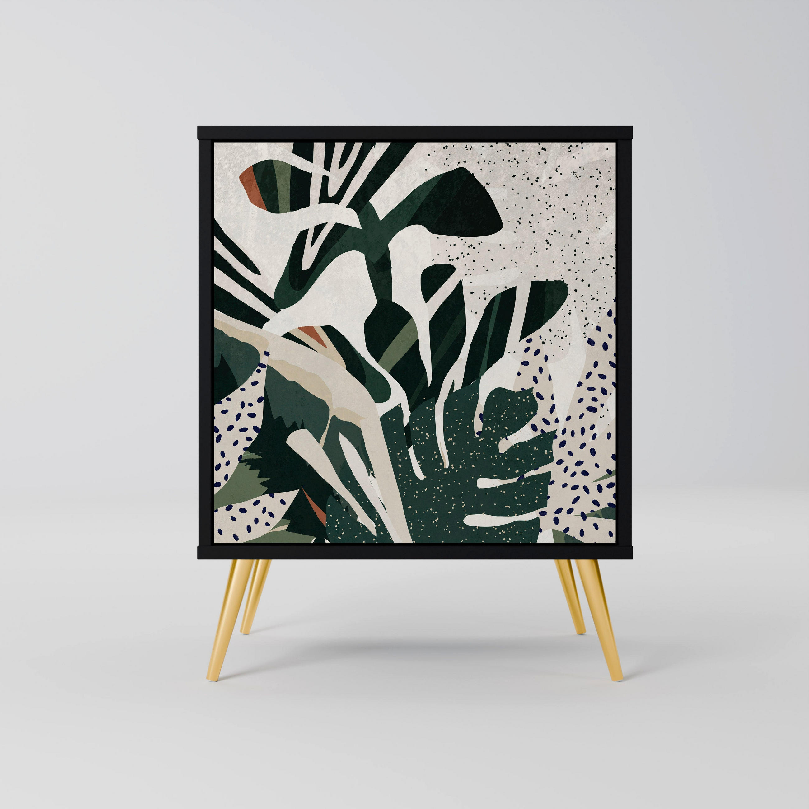 SpaceRebels Sideboard Schwarz 57.5x75.5x42 cm