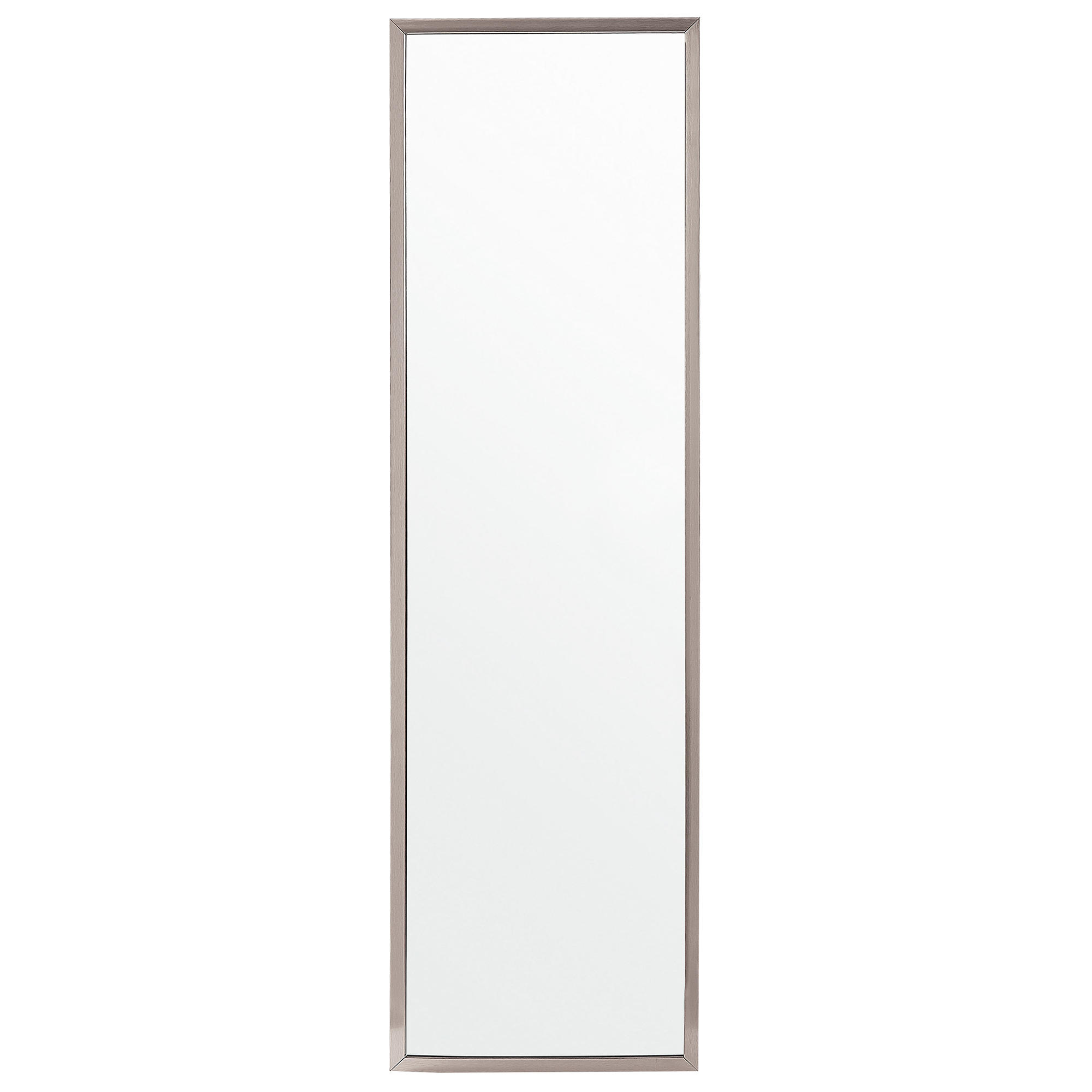 STEHSPIEGEL silber rechteckig 40/140 cm Torcy - Silberfarben, Kunststoff (40/140/3cm) - Beliani