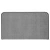 KOPFTEIL CELIA 120X190 CM - Grau, Textil (120/68/6cm) - IDIMEX