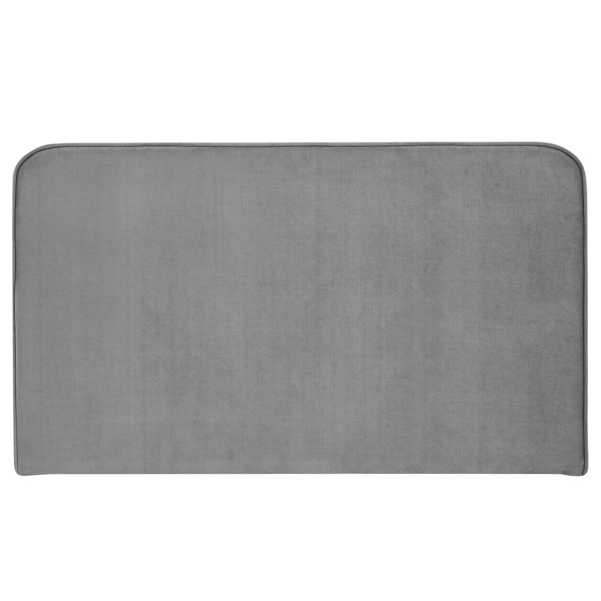 KOPFTEIL CELIA 120X190 CM - Grau, Textil (120/68/6cm) - IDIMEX
