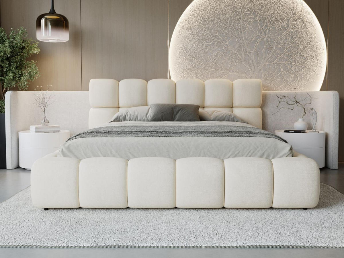 POLSTERBETT Modo 160x200 Beige - Beige, Textil (160/200cm) - Graingold