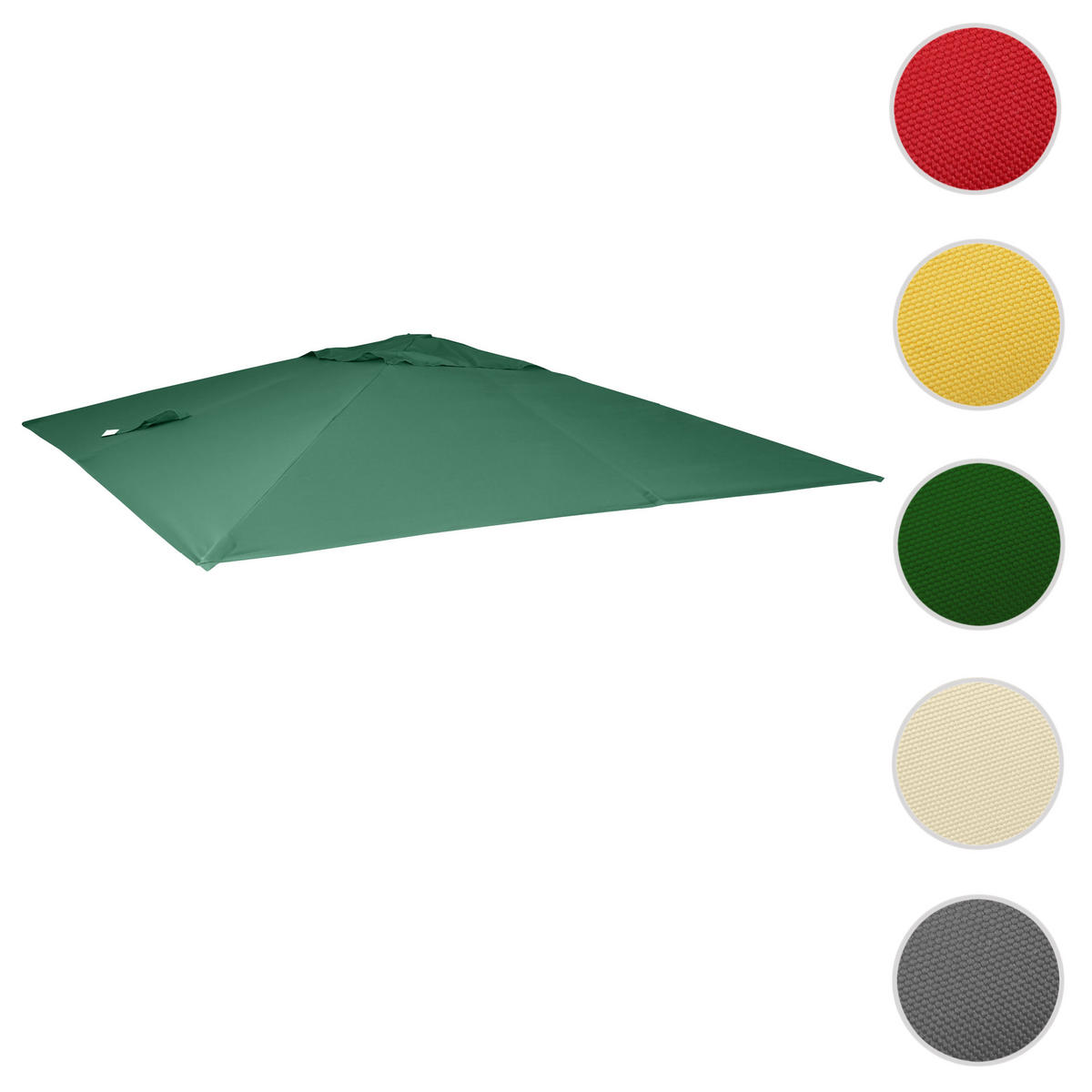 ERSATZ-BEZUG FÜR SCHIRM I Dunkelgrün - Dunkelgrün, Textil (295/295cm) - MCW