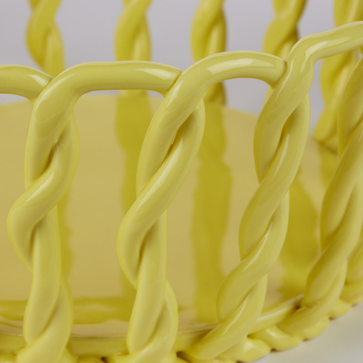 AUFBEWAHRUNGSKORB Craft - Gelb, Keramik (25/25/12cm) - Butlers