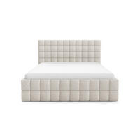 POLSTERBETT mit Stauraum 180x200 cm in Hellbeige - Beige, Metall (180/200cm) - Home Collective