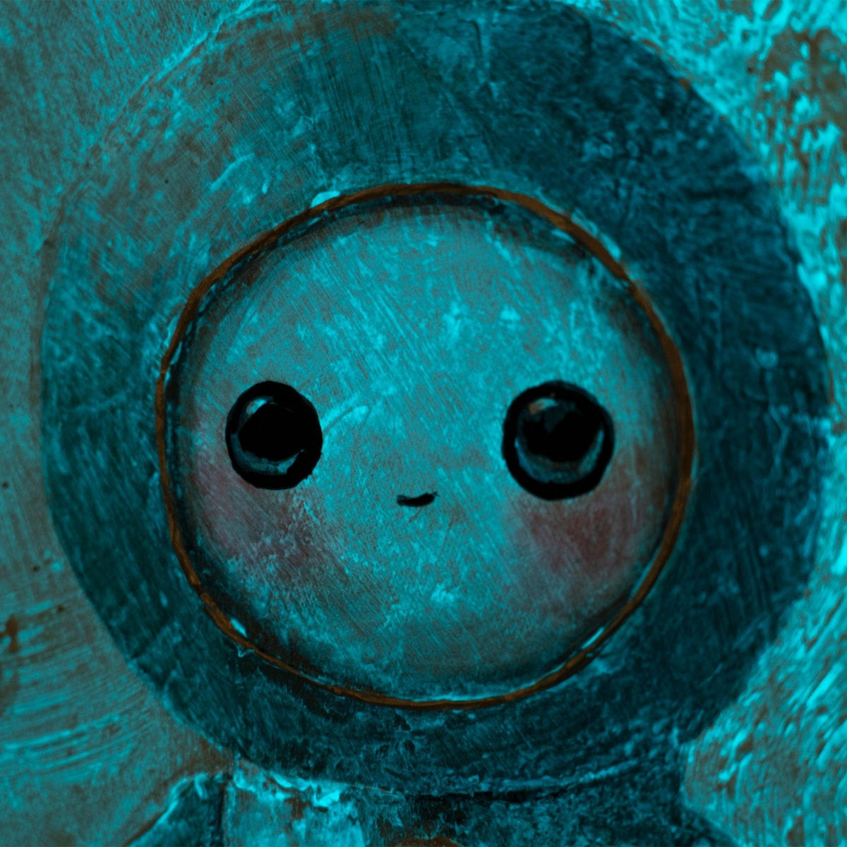 GEMÄLDE Kleine Astronauten auf Keilrahmen 100 cm - Multicolor, Holz (100/100cm) - YS-art gallery