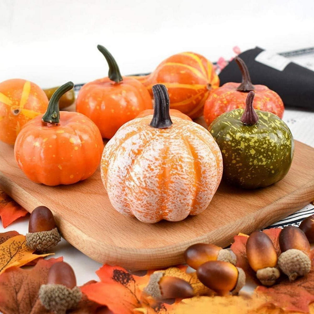 DEKO-SET Herbst 100-teiliges Set - Multicolor, Kunststoff (7.5cm)