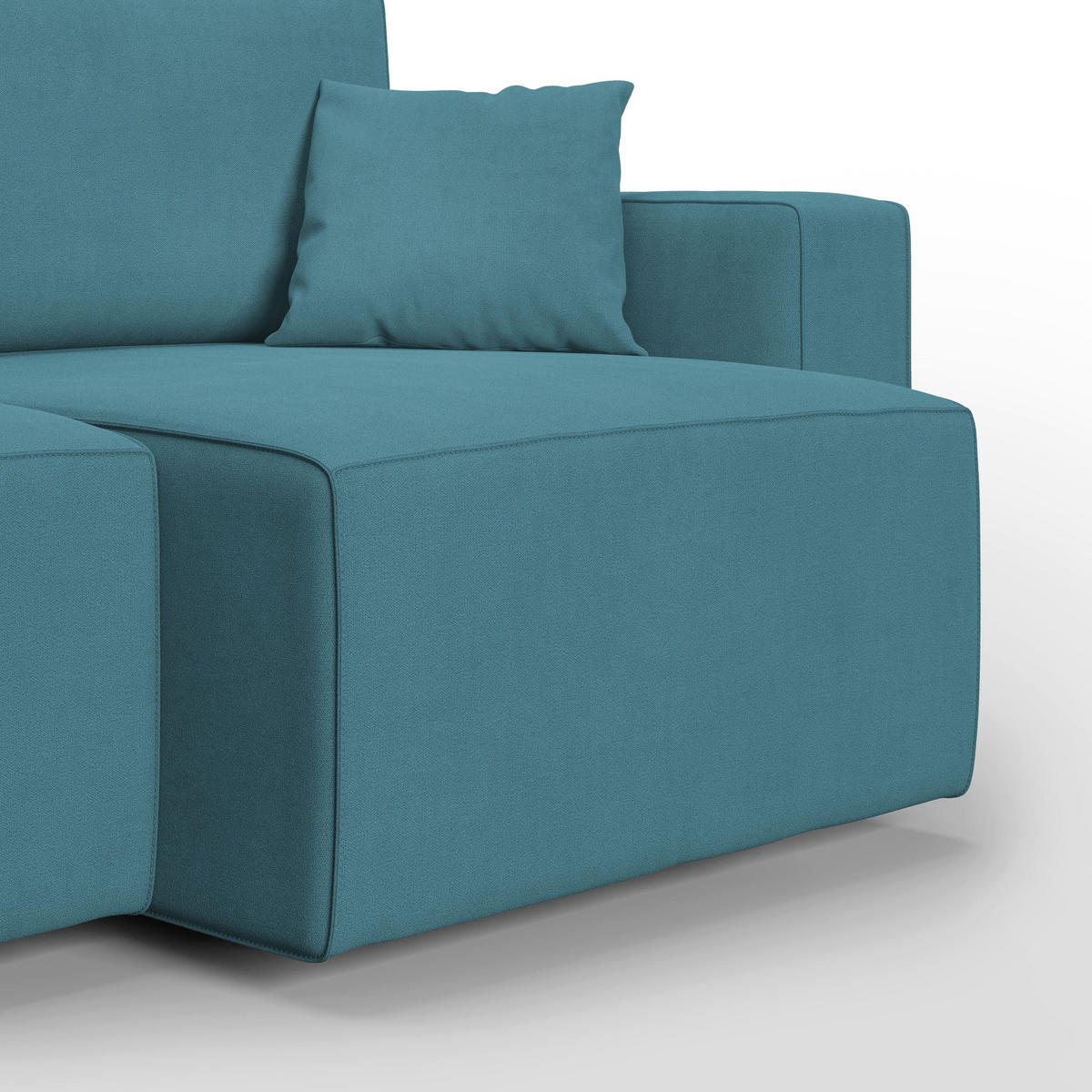 LINEARSOFA Morfeo - Türkis, Textil (180/86/99cm) - Divani.store