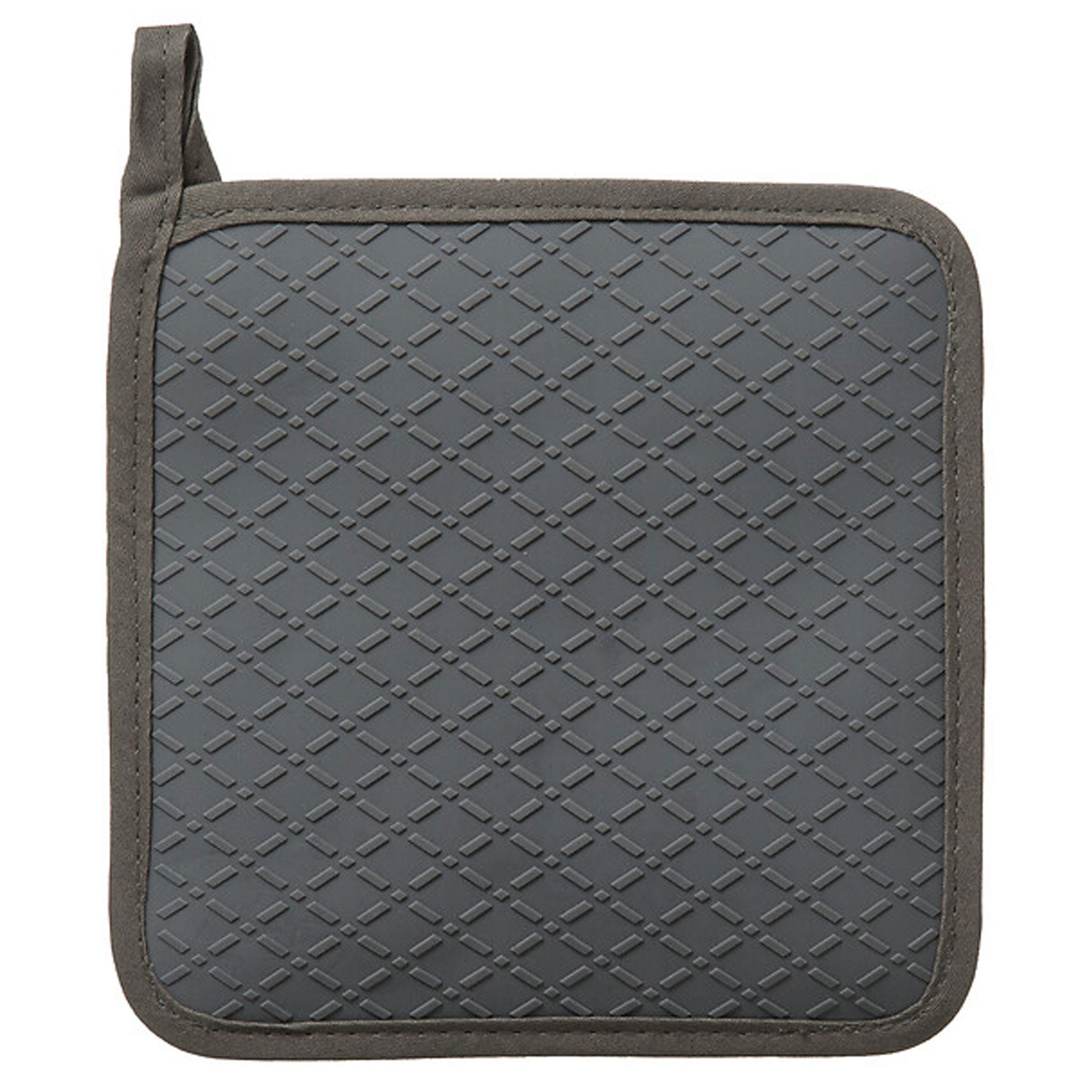 TOPFLAPPEN Premium, Silikon, Baumwolle, Grau - Grau, Textil (1/18cm) - 5five Simply Smart