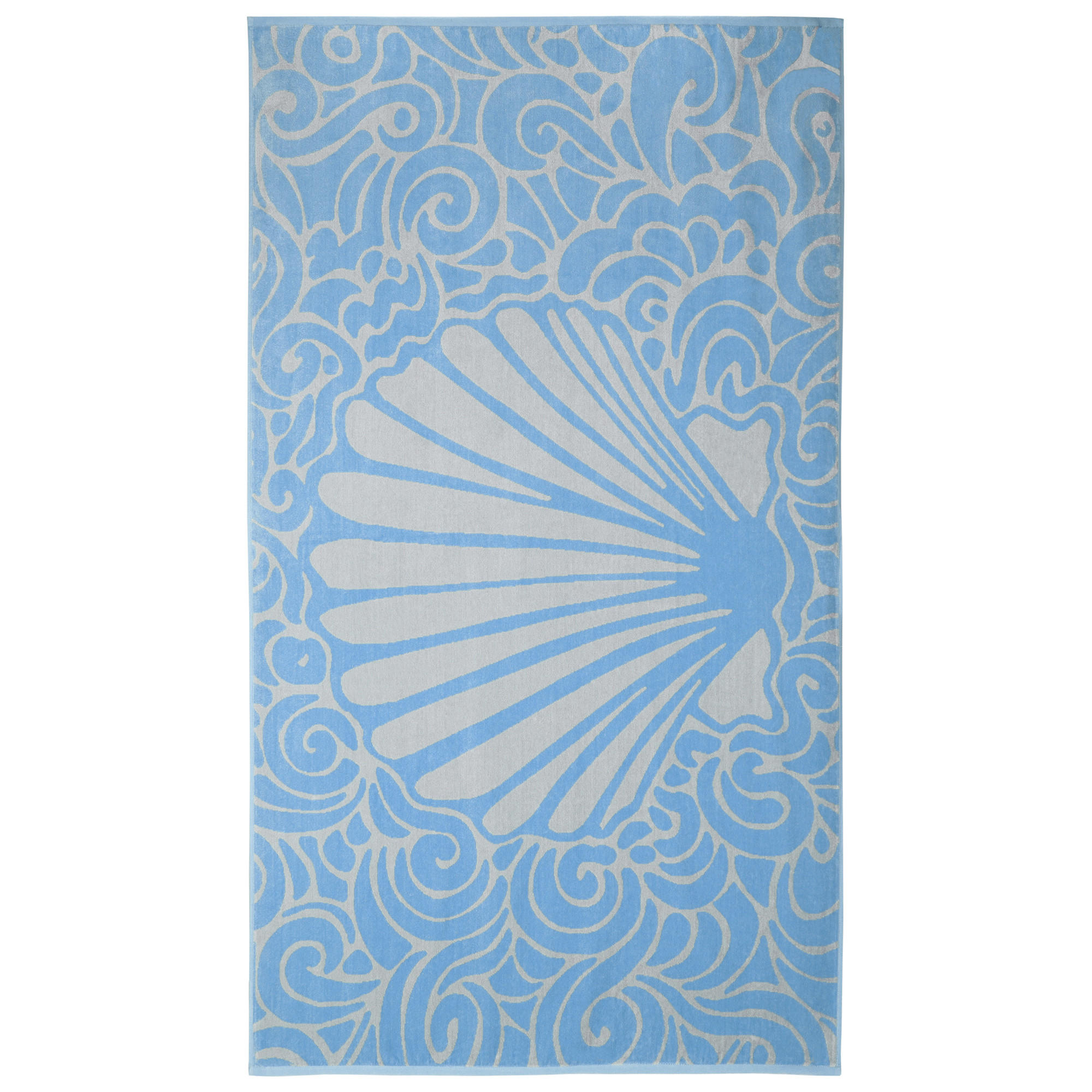 STRANDTÜCHER AQUA FLOW PACIFIC PEARL - 0002 - Blau, Textil (100/180cm) - Vossen