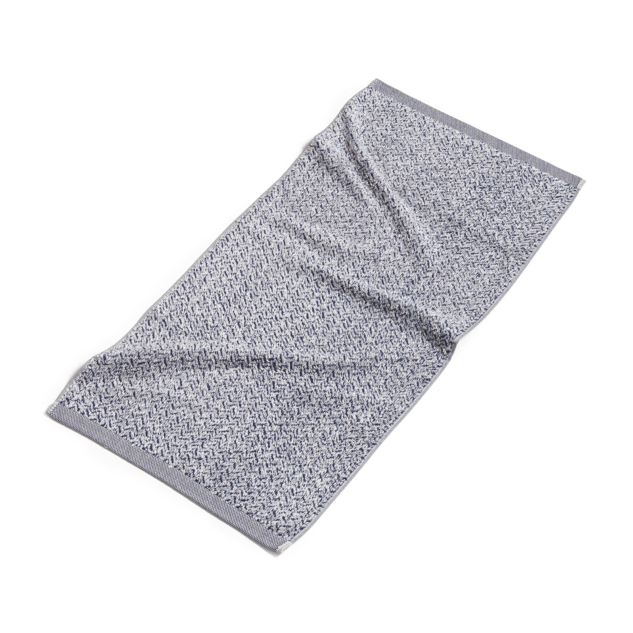 HANDTUCH BROOKLYN - Naturfarben/Dunkelblau, Textil (50/100cm) - MÖVE