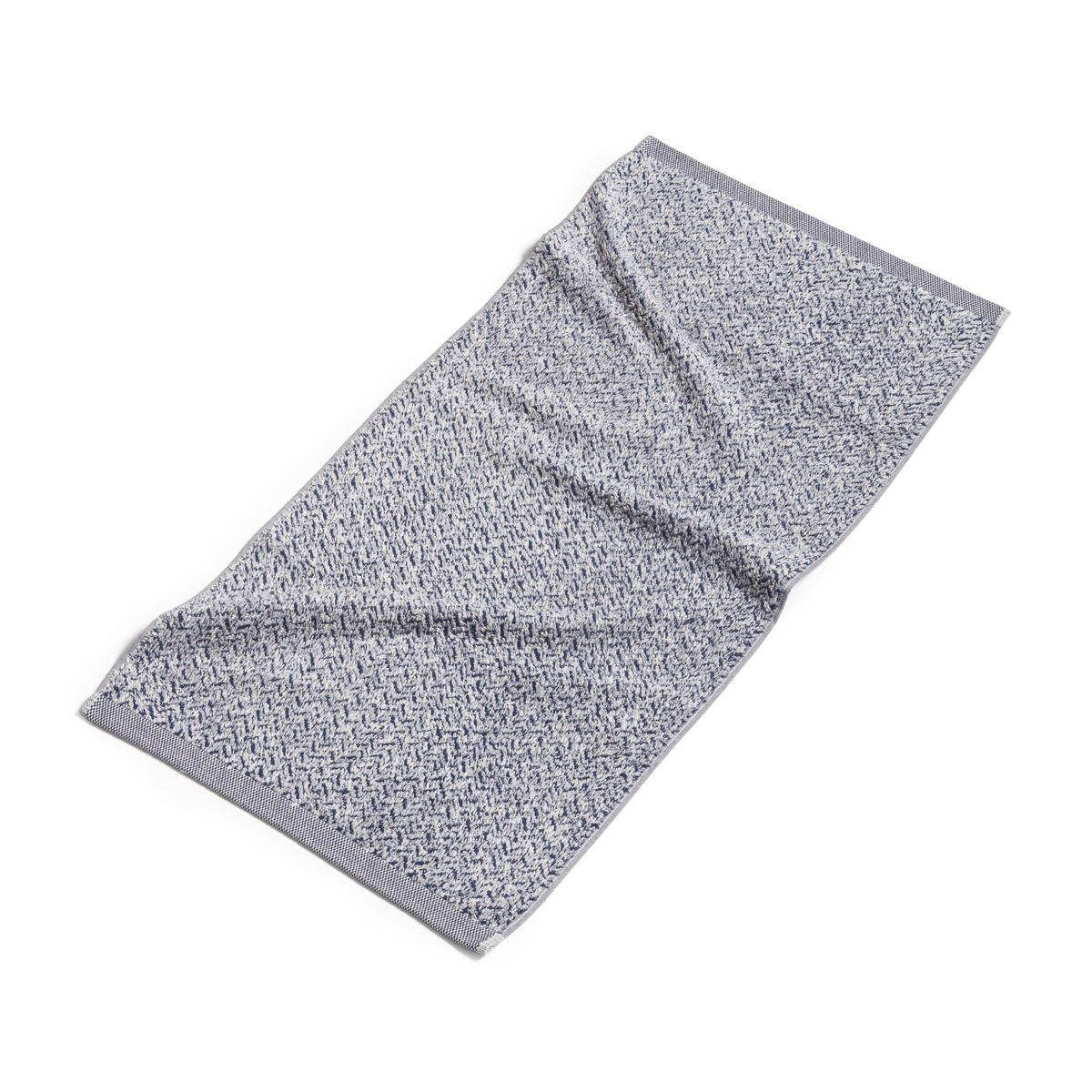 DUSCHTUCH BROOKLYN - Blau/Naturfarben, Textil (80/150cm) - MÖVE