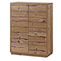 HIGHBOARD Eyecatcher Kommode mit Push-To-Open-System - Fichtefarben, Holzwerkstoff (80/110/38cm) - Aileenstore
