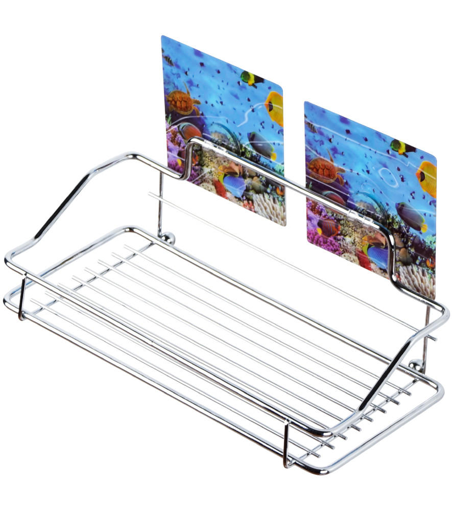 DUSCHABLAGE 25 x 11,5 x 9 Ocean - Blau, Metall (25/11.5/9cm) - Sanilo