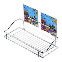 DUSCHABLAGE 25 x 11,5 x 9 Ocean - Blau, Metall (25/11.5/9cm) - Sanilo