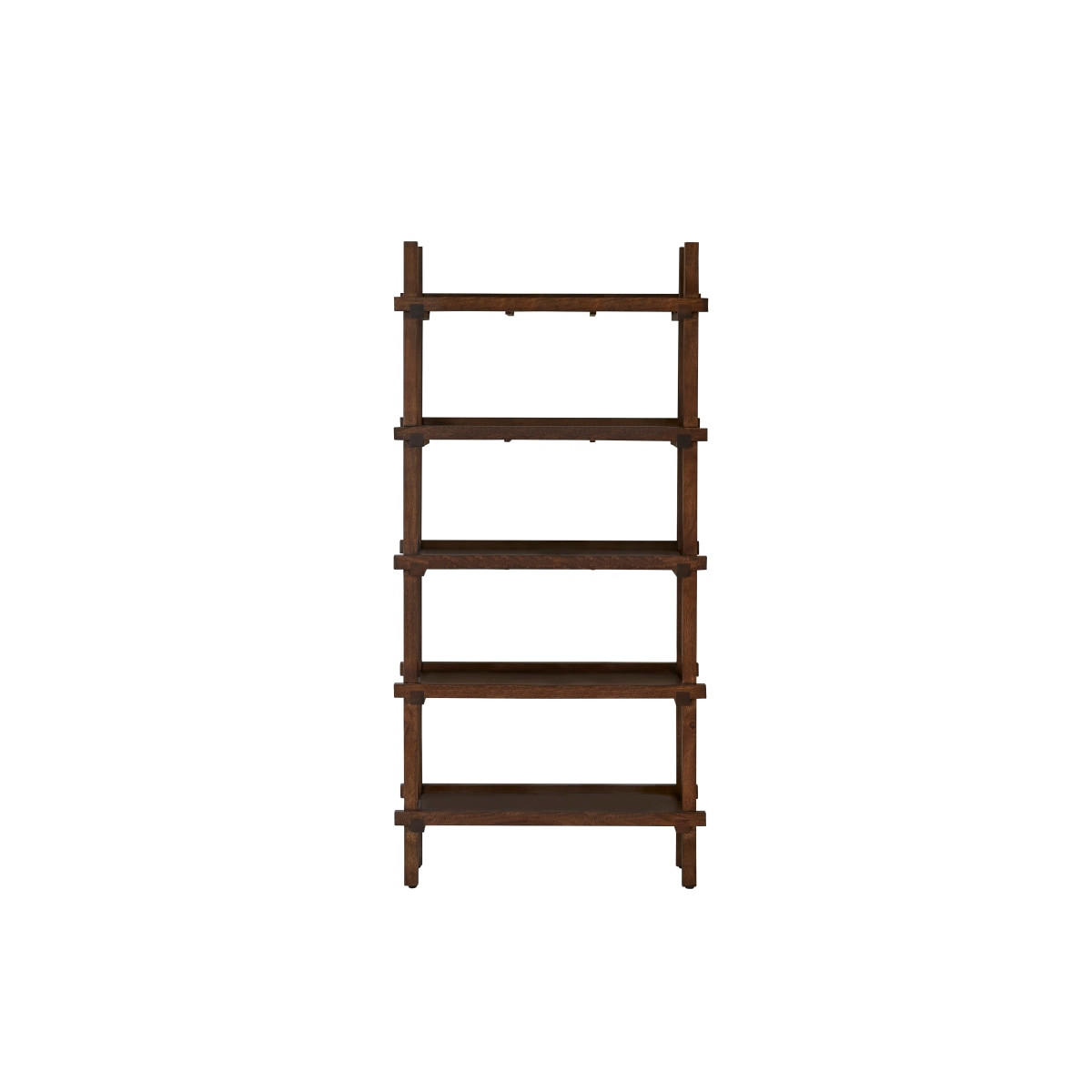 BÜCHERREGAL Arko Braun aus Mango - Braun, Holz (85/176/34cm) - Tikamoon