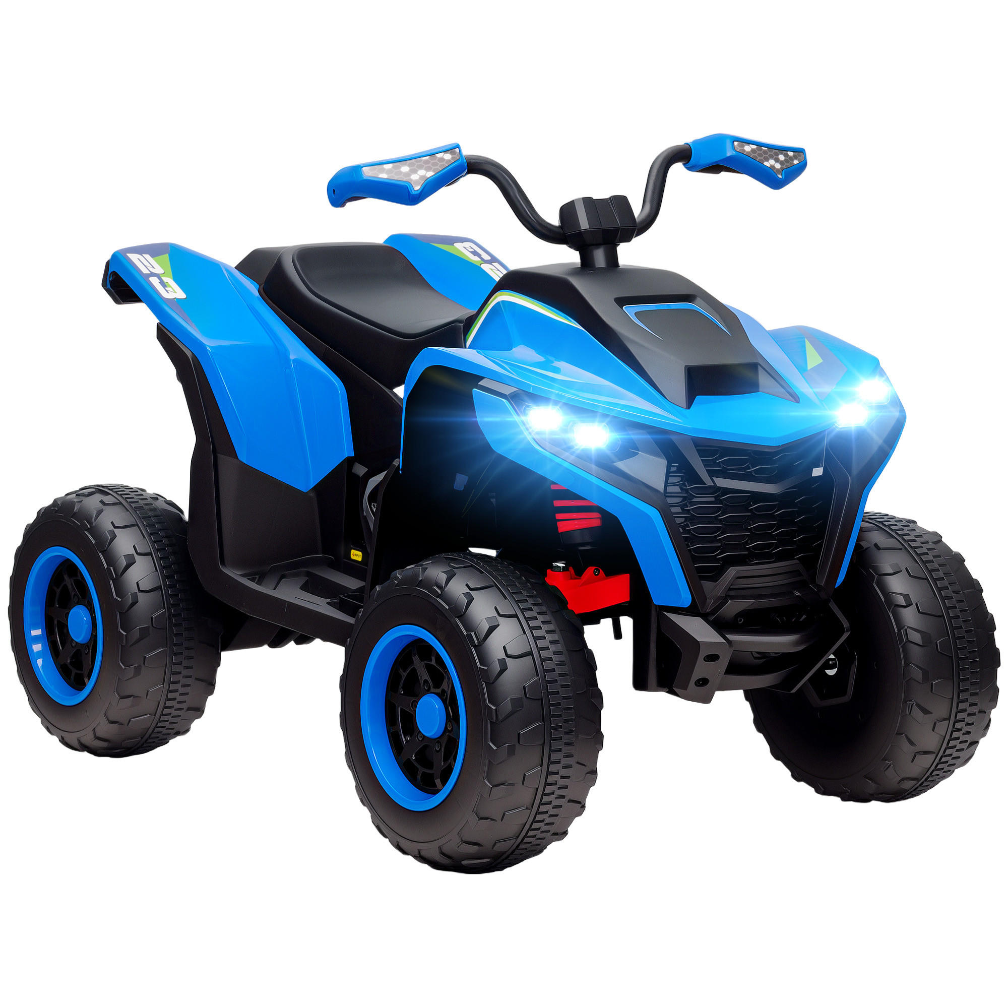 KINDER ELEKTRO-QUAD, Blau, Kunststoff, Metall - Blau, Kunststoff (109/69/75cm) - AIYAPLAY