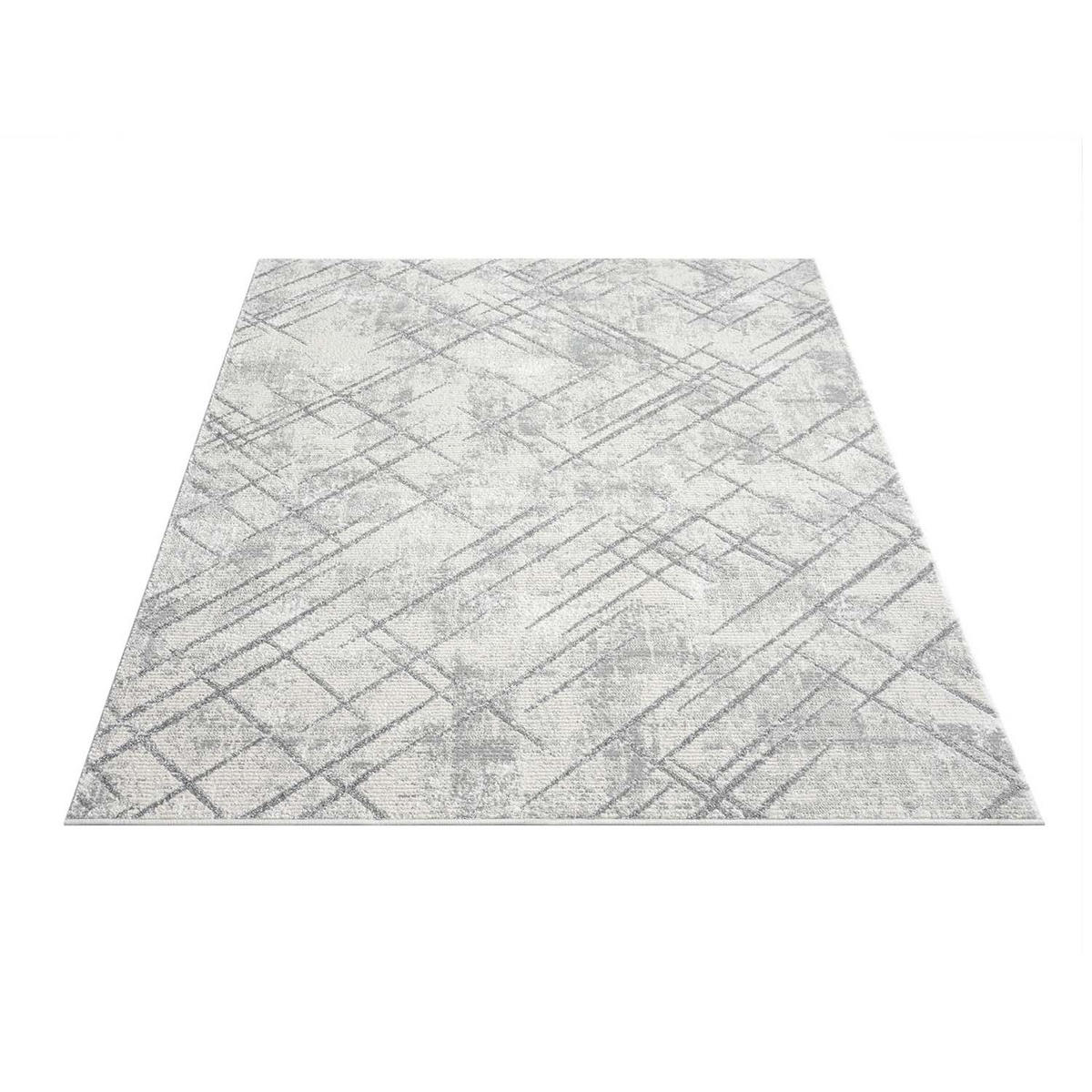 KURZFLOR-TEPPICH Antik 245 Grau 160x230 cm - Grau, Textil (160/230cm) - carpet city