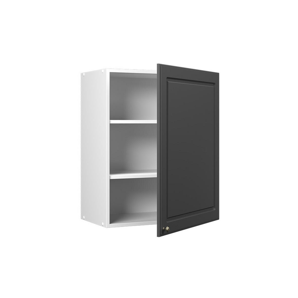 HÄNGESCHRANK Fame-Line, Anthrazit Landhaus, 60 cm - Anthrazit/Weiß, Holzwerkstoff (60/72/34.1cm) - Vicco