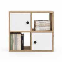 BÜCHERREGAL Tuttle Eiche Weiss - Eichefarben/Weiß, Holzwerkstoff (25/63.2/72cm) - Decorotika