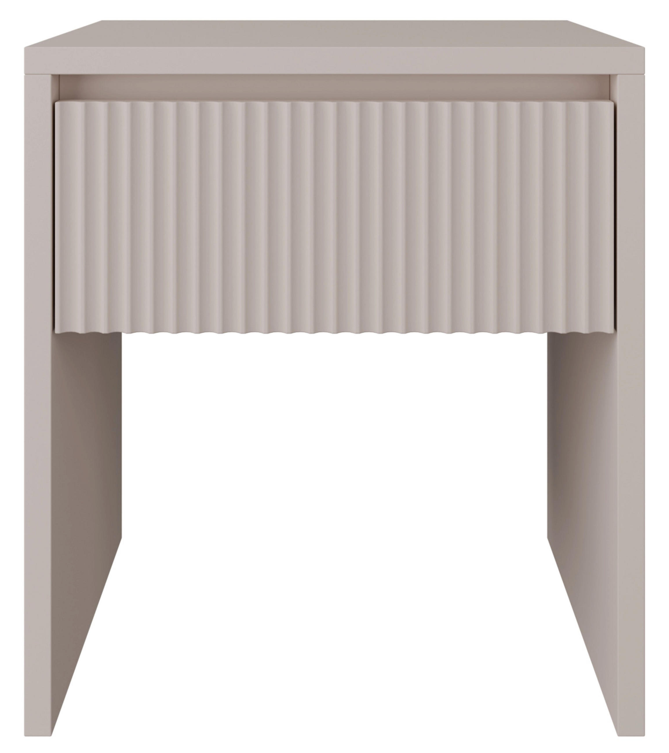 NACHTTISCH Vemmi Kaschmir 45 cm - Taupe/Kaschmir, Holzwerkstoff (45/50/37cm) - Selsey
