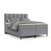 BOXBETT Ombre Grau 160/200 cm - Schwarz/Grau, Holz/Holzwerkstoff (160/200cm) - Maison de Reve