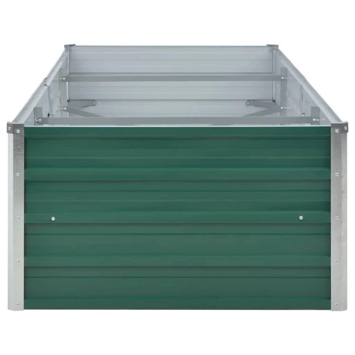 HOCHBEET für Garten OSKAR Grün 240x80x45 cm Metall - Grün, Metall (240/45/80cm) - DELUKE