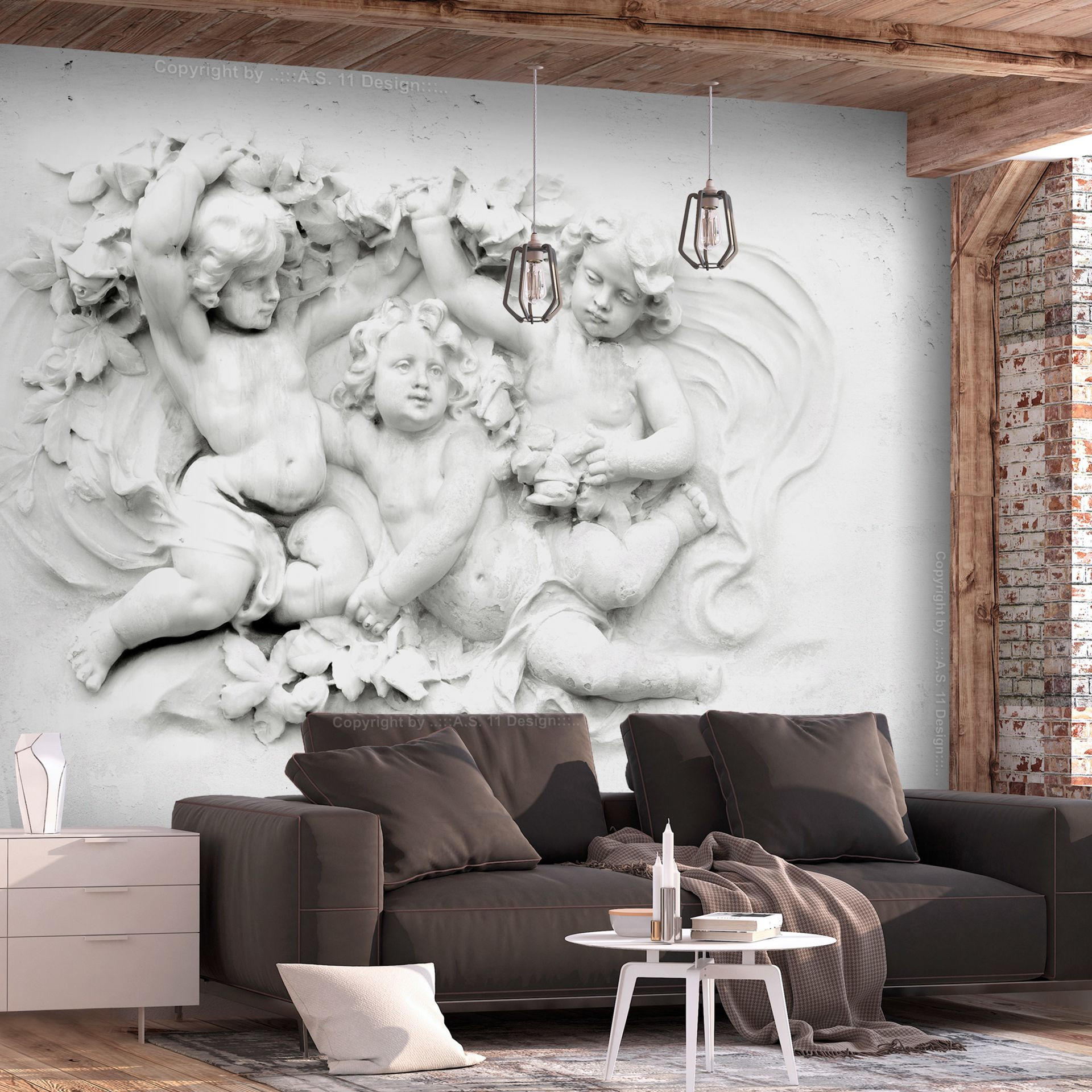 SELBSTKLEBENDE FOTOTAPETE 147/105 cm - Grau, Kunststoff/Textil (147/1cm) - KUNSTLOFT