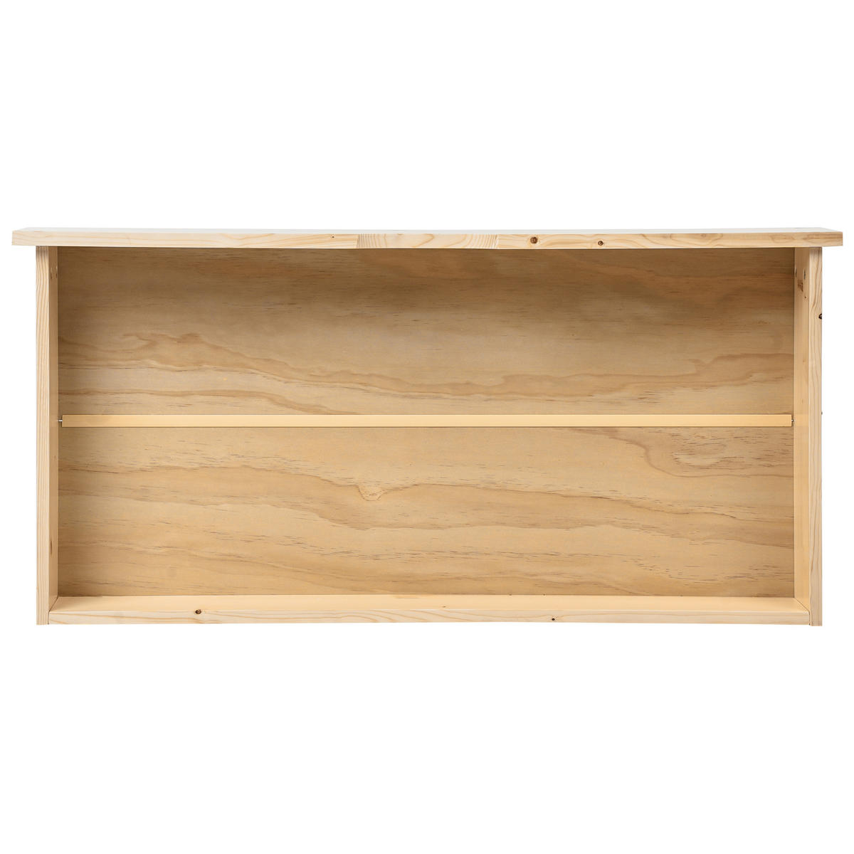 BETTSCHUBLADE 2er set Heller Holzfarbton Cronat - Hellbraun, Holz - Beliani