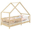 HAUSBETT CORA 90X200 CM - Naturfarben, Holz (96/158/206cm) - IDIMEX