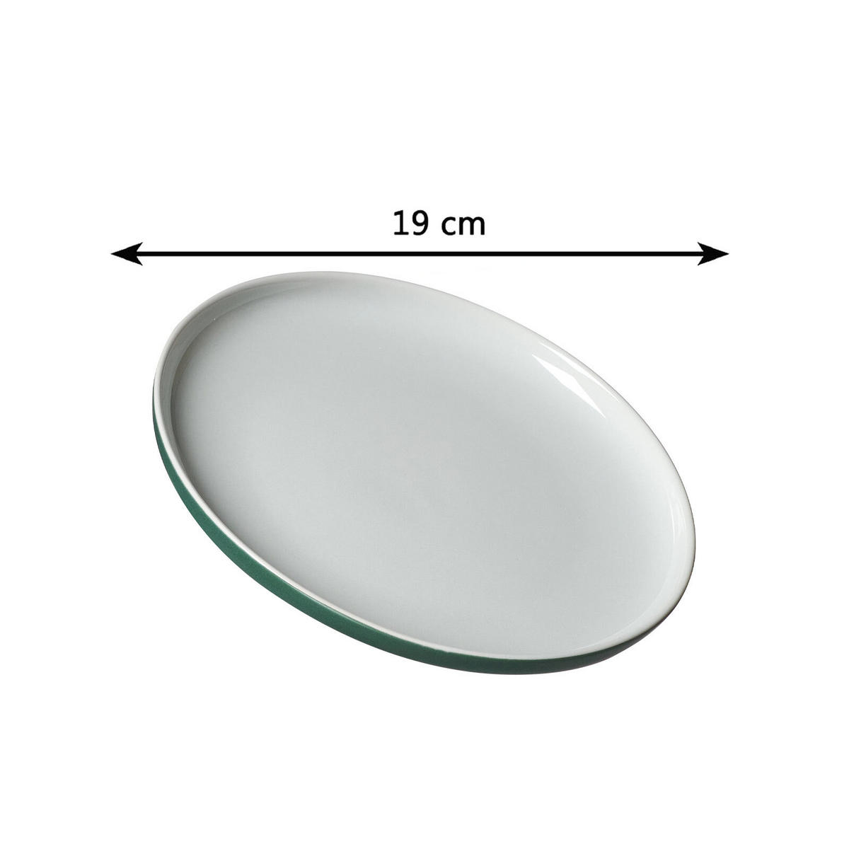 FRÜHSTÜCKSSET Jasper Grün 16er Set - Grün, Keramik (1/1/1cm) - Ritzenhoff Breker